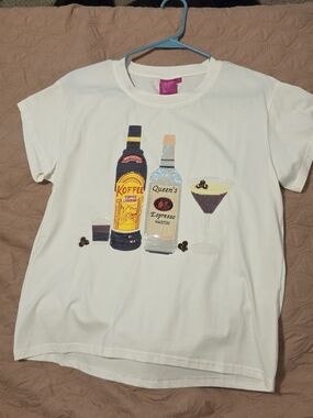 Queen Of Sparkles Espresso Martini Tee - XS